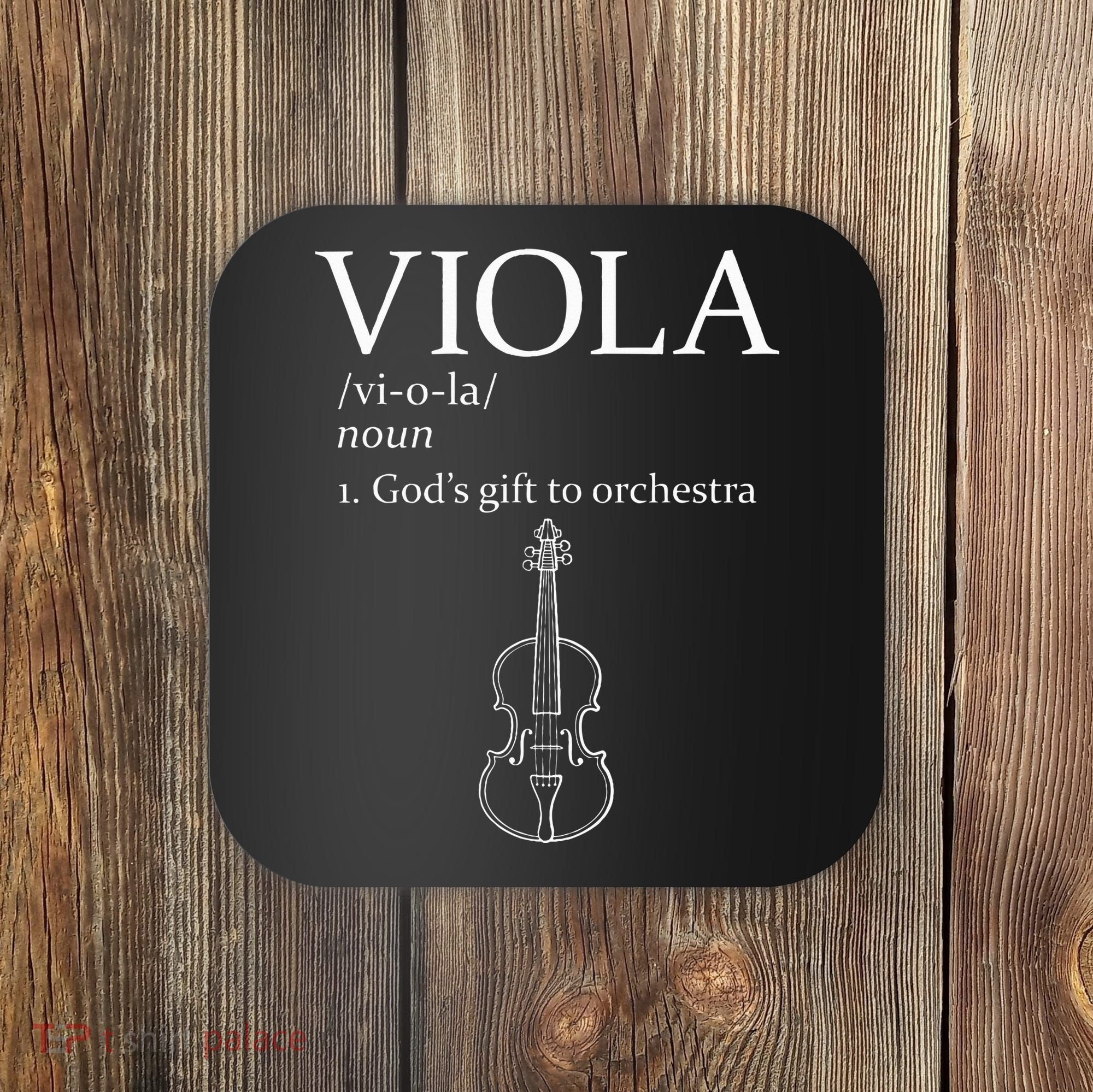Viola GodS Gift For Orchestra Coaster