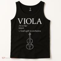 Viola GodS Gift For Orchestra Tank Top thumb 2