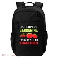 Vegetable Gardener, Gardening, Funny Pun: Head Tomatoes Backpack thumb 0