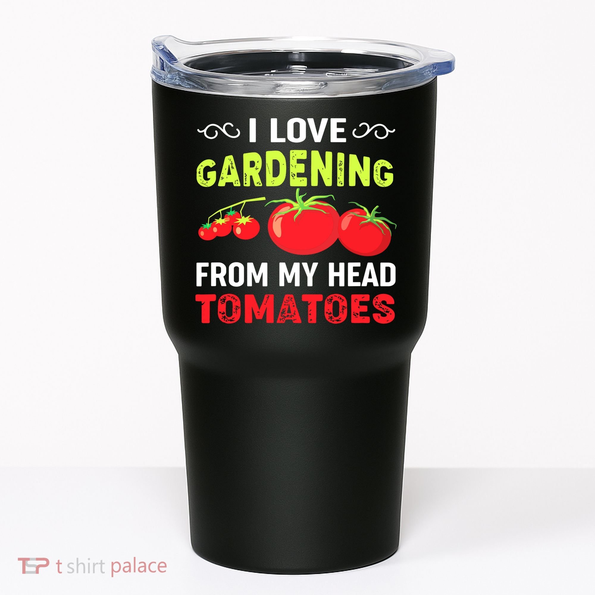 Vegetable Gardener, Gardening, Funny Pun: Head Tomatoes Tumbler