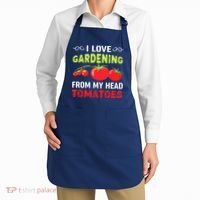Vegetable Gardener, Gardening, Funny Pun: Head Tomatoes Apron thumb 2