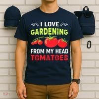 Vegetable Gardener, Gardening, Funny Pun: Head Tomatoes T-Shirt thumb 6