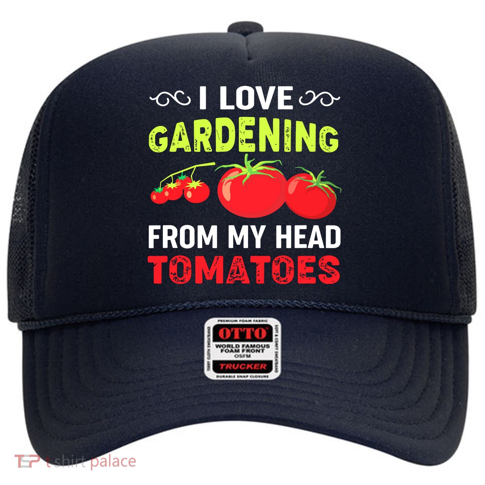 Vegetable Gardener, Gardening, Funny Pun: Head Tomatoes Hat