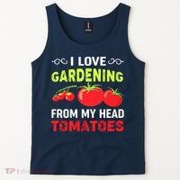 Vegetable Gardener, Gardening, Funny Pun: Head Tomatoes Tank Top thumb 2