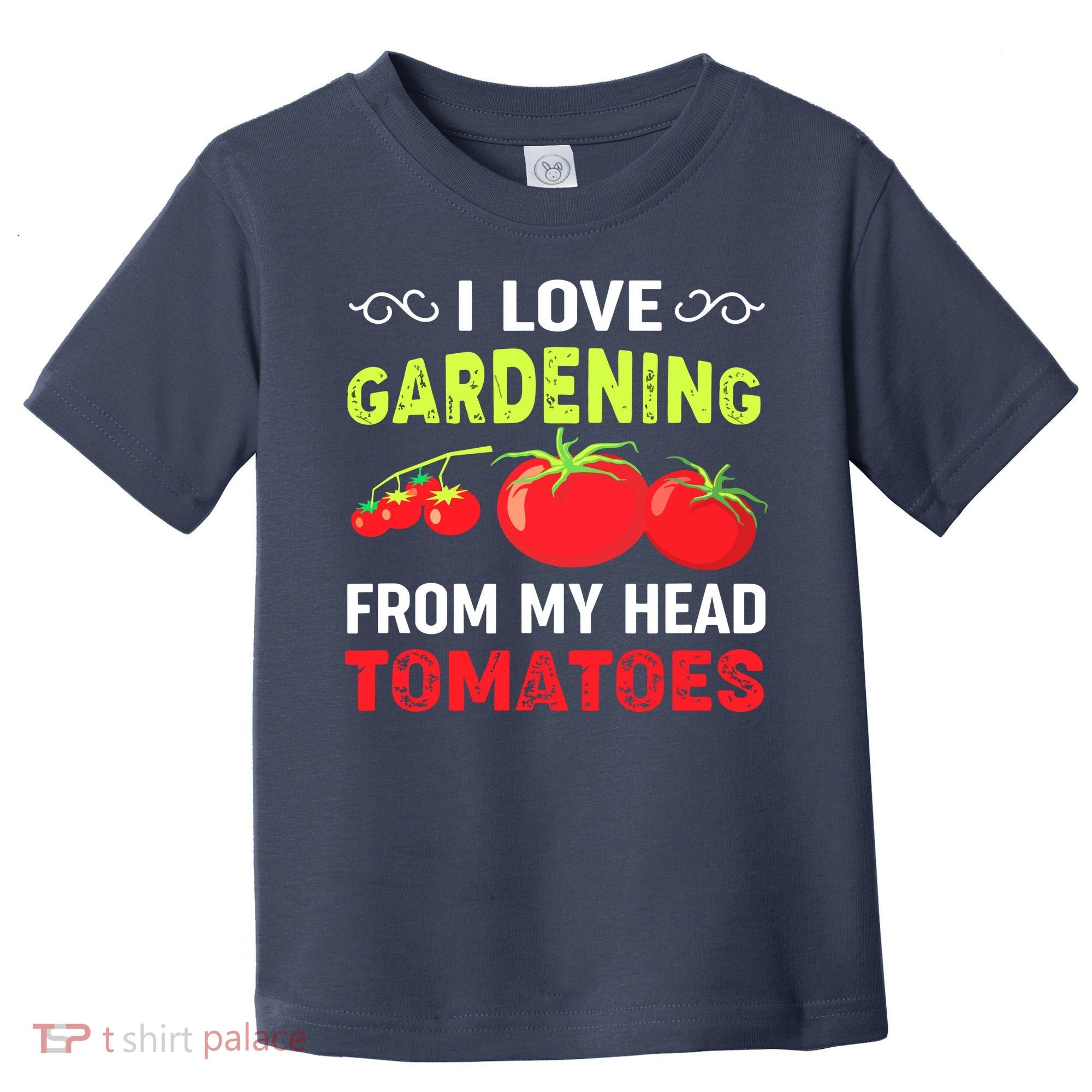 Vegetable Gardener, Gardening, Funny Pun: Head Tomatoes Toddler T-Shirt