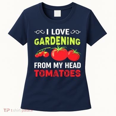 Vegetable Gardener, Gardening, Funny Pun: Head Tomatoes Women's T-Shirt