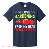 Vegetable Gardener, Gardening, Funny Pun: Head Tomatoes Kids T-Shirt thumb 0