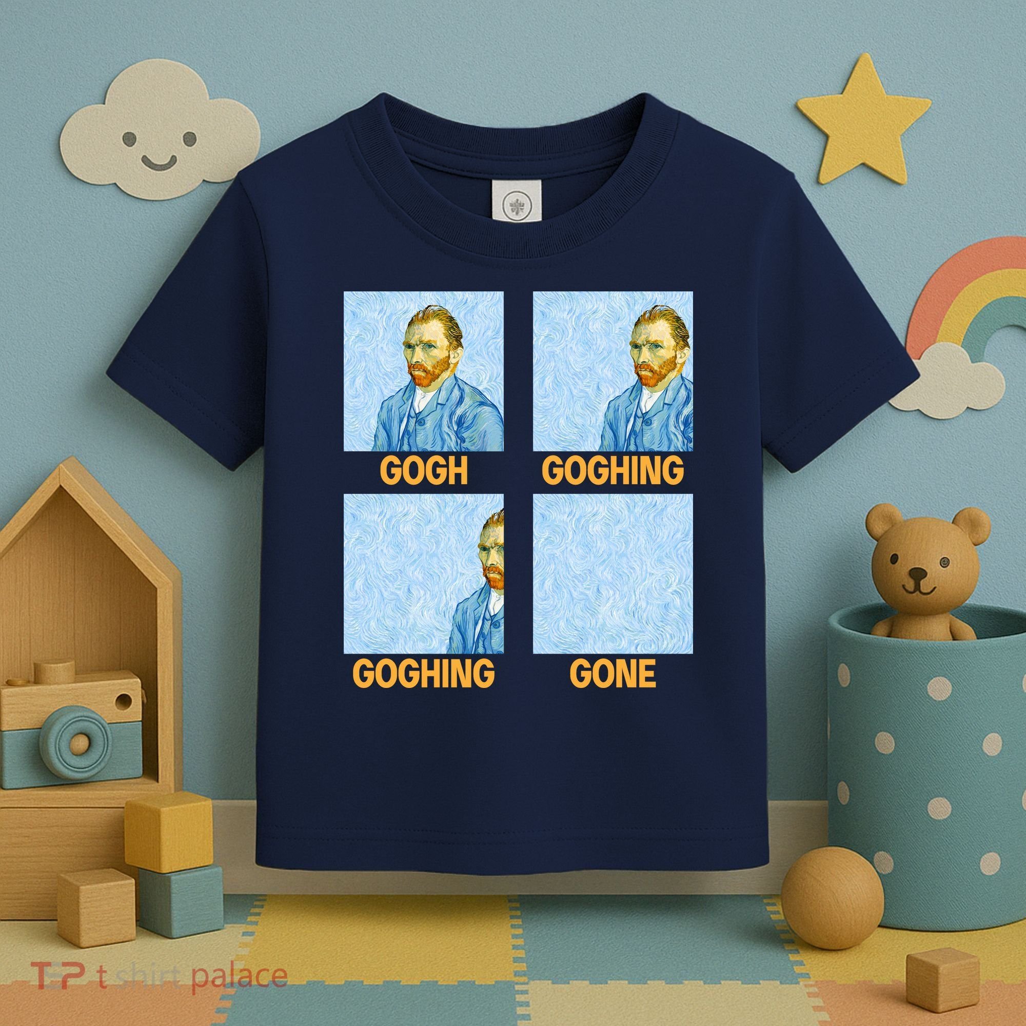 Van Gogh Goghing Gone Toddler T-Shirt