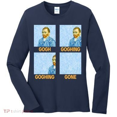 Van Gogh Goghing Gone Women's Long Sleeve Shirt
