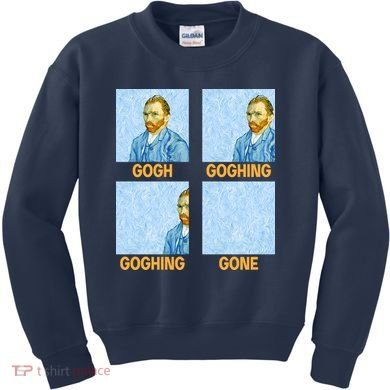 Van Gogh Goghing Gone Kids Sweatshirt