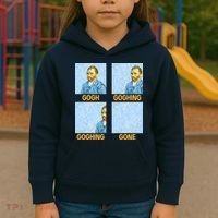 Van Gogh Goghing Gone Kids Hoodie thumb 3