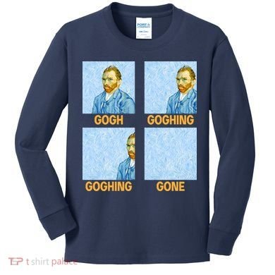 Van Gogh Goghing Gone Kids Long Sleeve Shirt