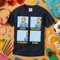 Van Gogh Goghing Gone Kids T-Shirt thumb 3