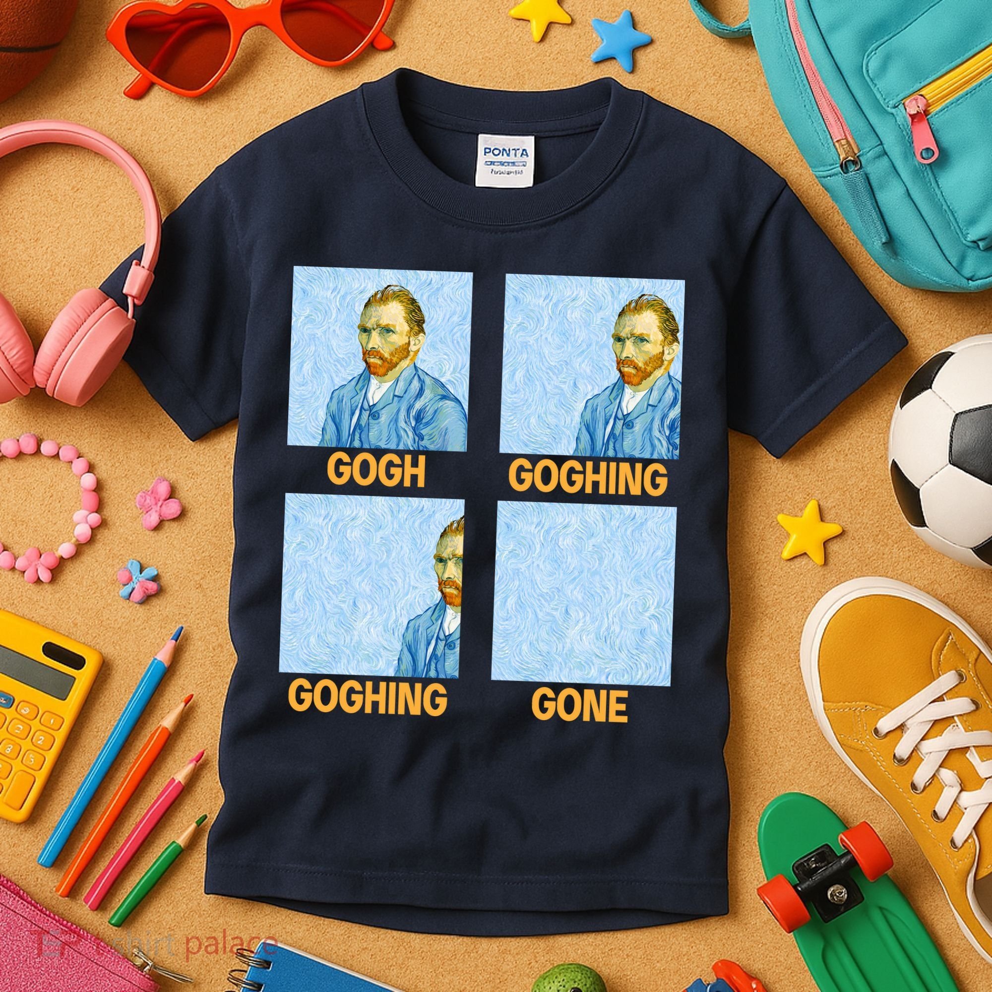 Van Gogh Goghing Gone Kids T-Shirt