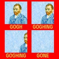 Van Gogh Goghing Gone Santa Hat thumb 1
