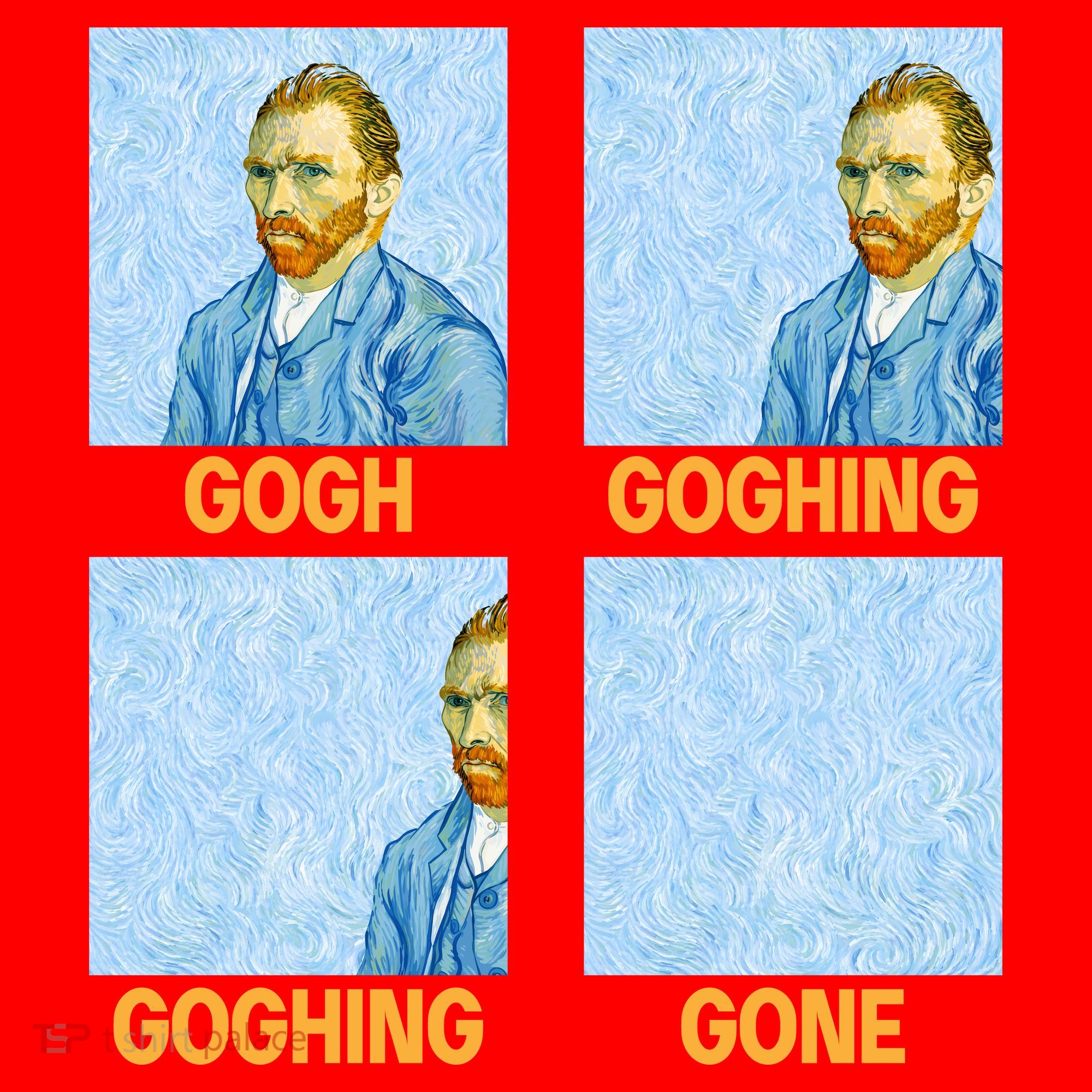 Van Gogh Goghing Gone Santa Hat