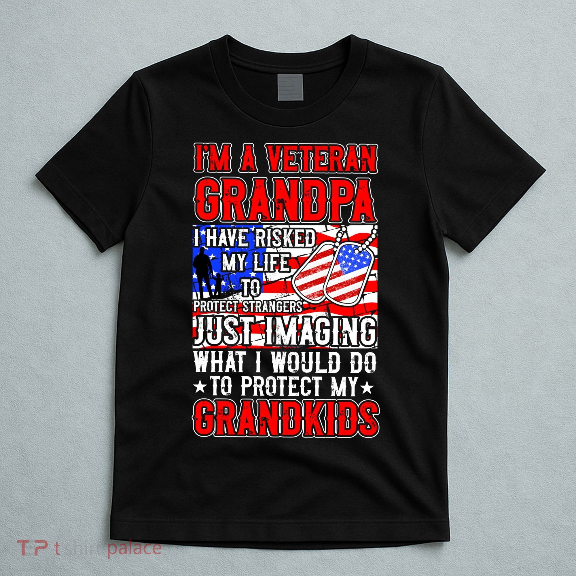 Veteran Grandpa Grandkids T-Shirt