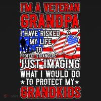 Veteran Grandpa Grandkids T-Shirt thumb 7