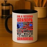 Veteran Grandpa Grandkids Coffee Mug thumb 4