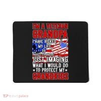 Veteran Grandpa Grandkids Mousepad thumb 0