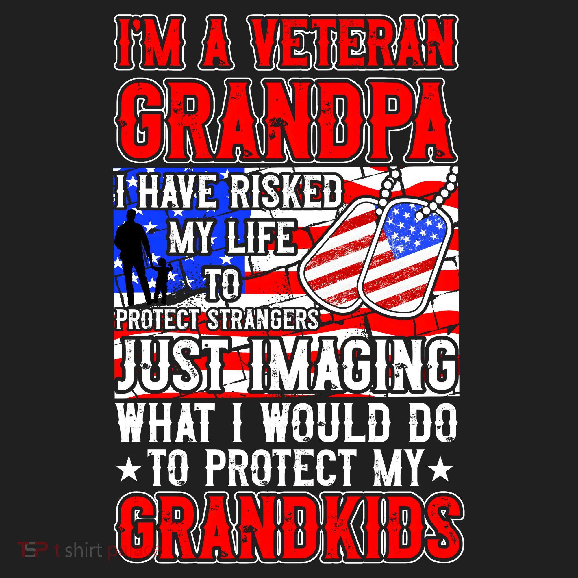 Veteran Grandpa Grandkids Hat
