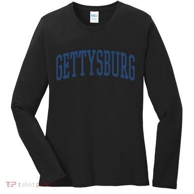 Varsity Grey Gettysburg Women's Long Sleeve Shirt