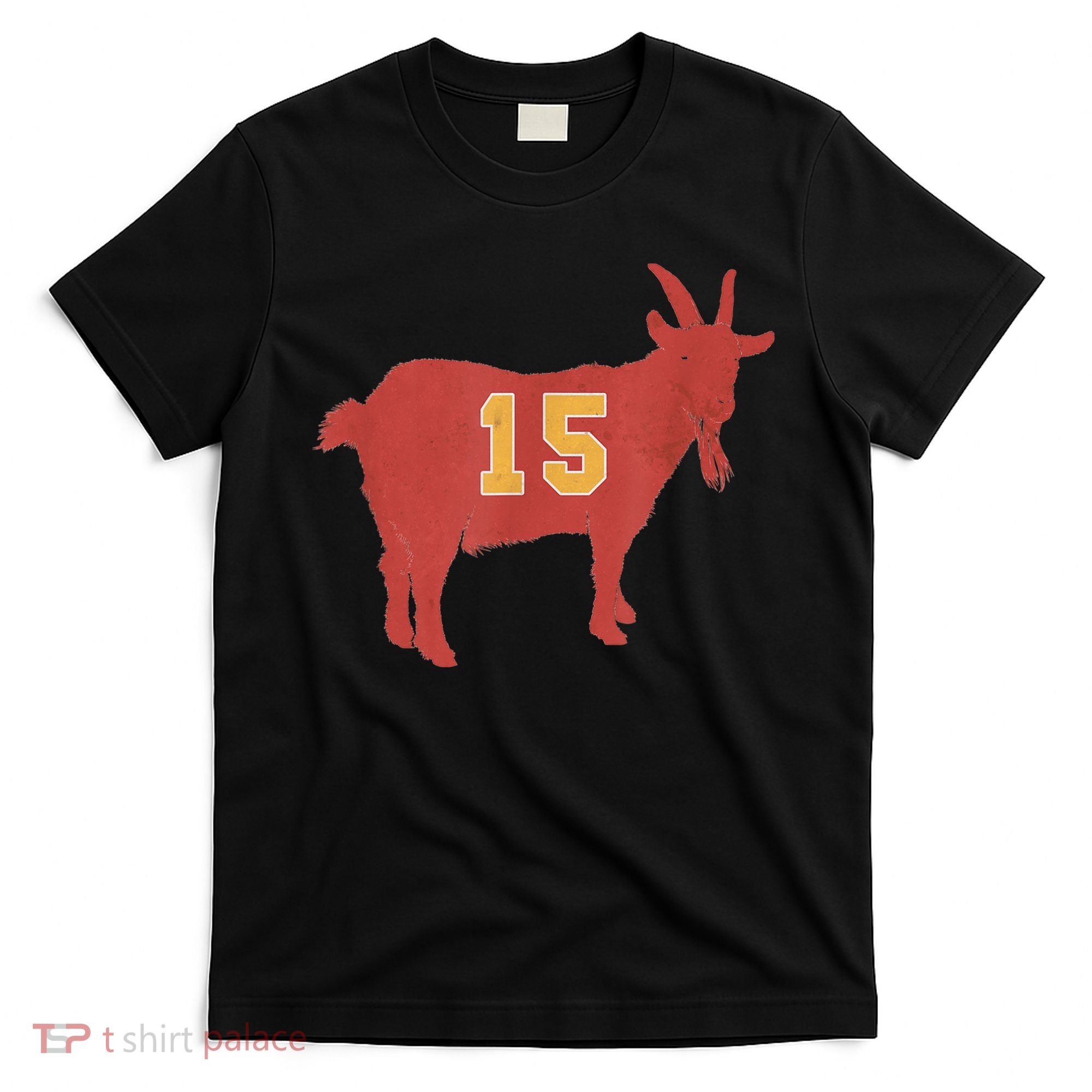 Vintage Grunge GOAT 15 Red And Gold T-Shirt