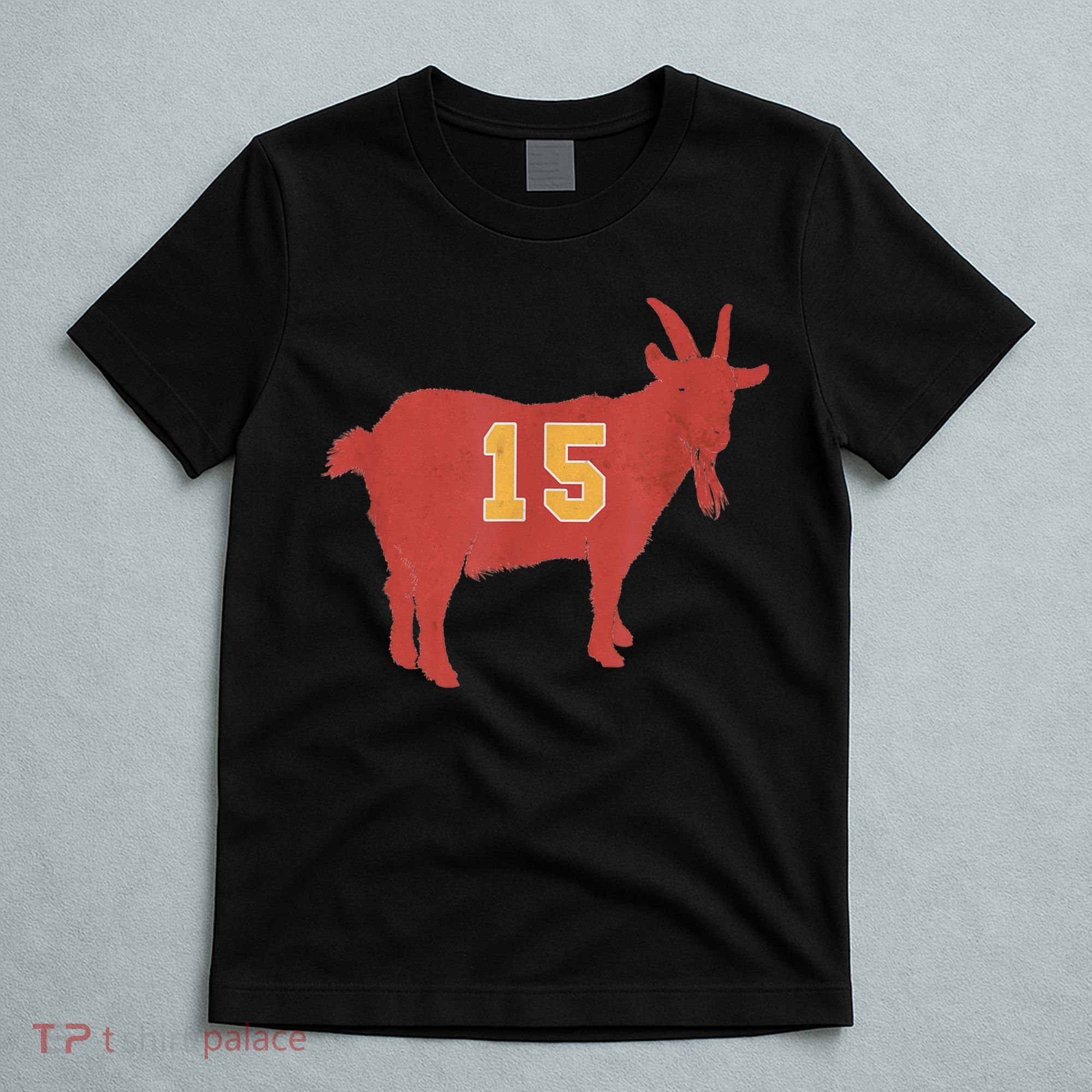Vintage Grunge GOAT 15 Red And Gold T-Shirt