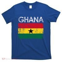Vintage Ghana Ghanaian Flag Pride Gift T-Shirt thumb 0