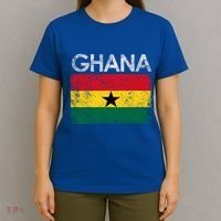 Vintage Ghana Ghanaian Flag Pride Gift T-Shirt thumb 4