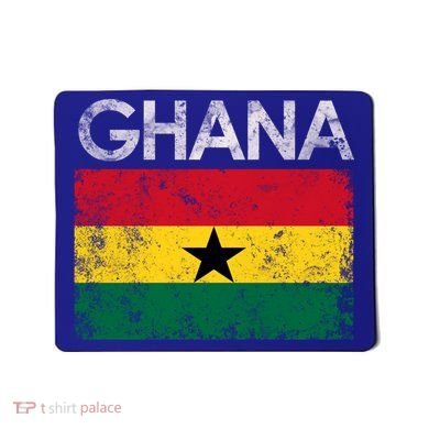 Vintage Ghana Ghanaian Flag Pride Gift Mousepad