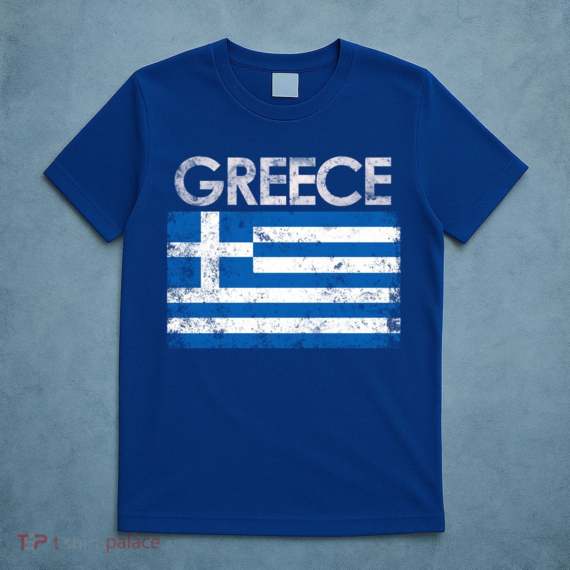 Vintage Greece Greek Flag Pride Gift T-Shirt