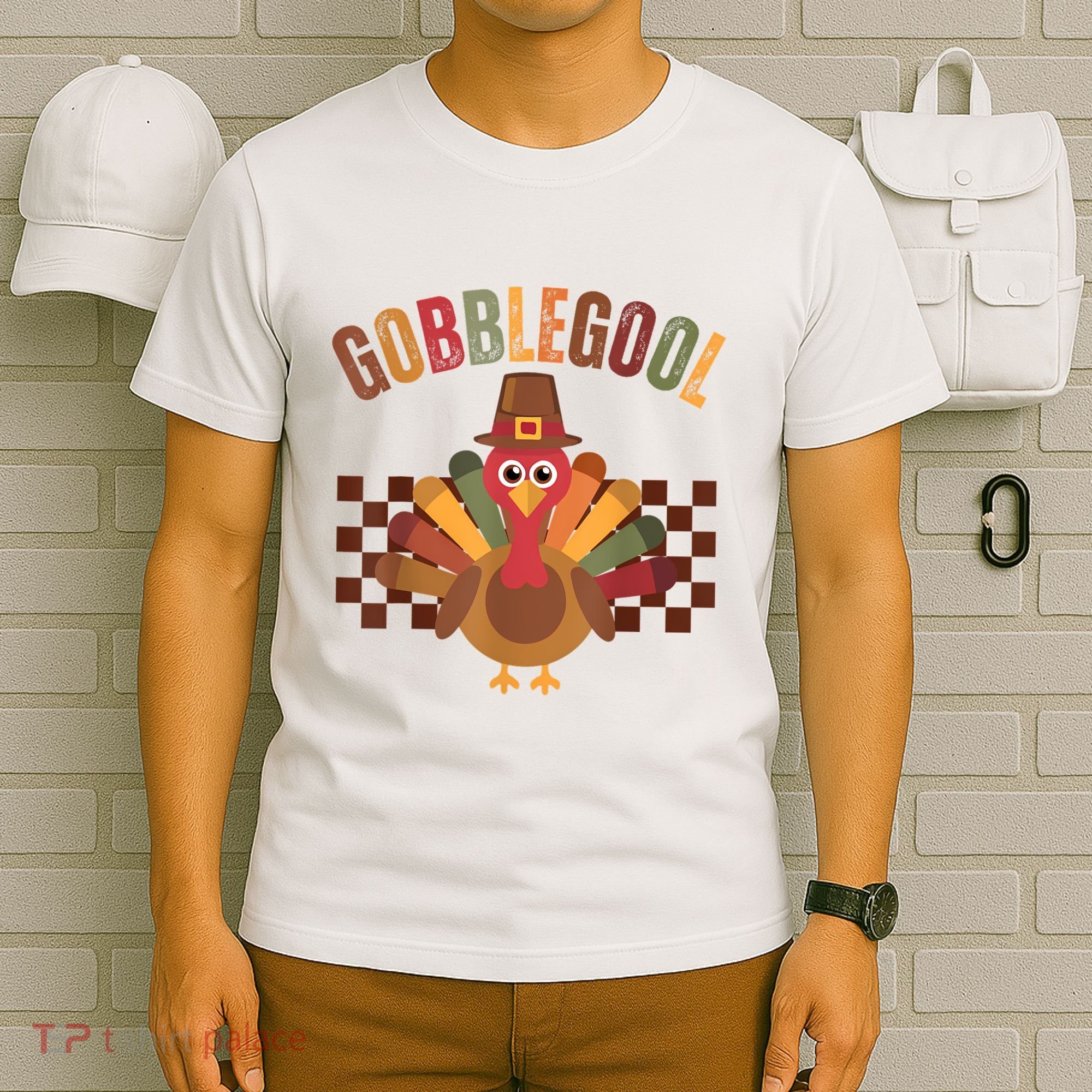Vintage Gobble Gool Turkey Funny Thanksgiving Gobblegool T-Shirt