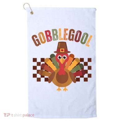 Vintage Gobble Gool Turkey Funny Thanksgiving Gobblegool Golf Towel