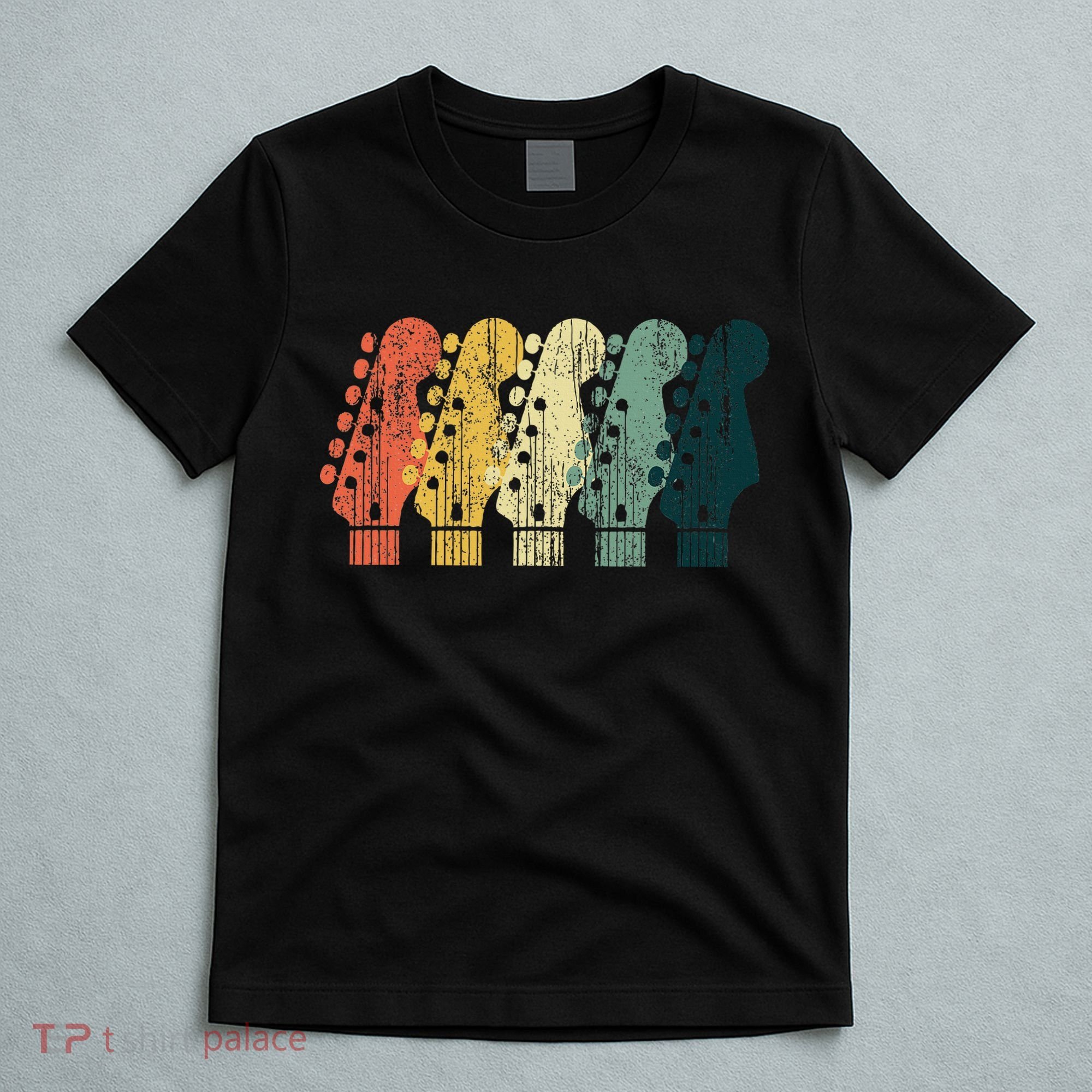 Vintage Guitar Gift For Music Band Guitarist Stuff T-Shirt