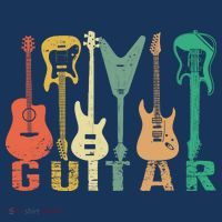 Vintage Guitar Gift For Music Band Guitarist Stuff T-Shirt thumb 7