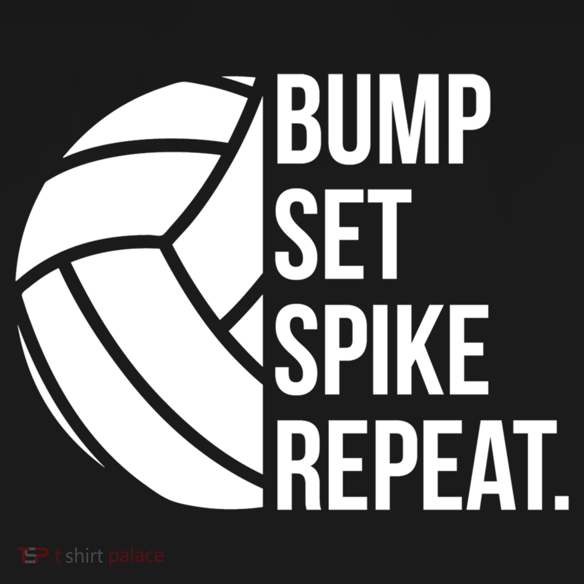 Volleyball Great Gift Hooded Funny Gift Bump Set Spike Repeat Women's Tank Top