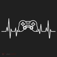 Video Game Heartbeat Gamer Funny Gift Gaming Controller Funny Gift Beanie thumb 2