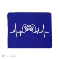 Video Game Heartbeat Gamer Funny Gift Gaming Controller Funny Gift Mousepad thumb 0