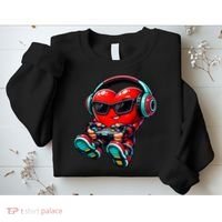 Video Game Heart Gamer Valentines Day Sweatshirt thumb 2