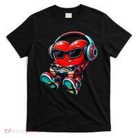 Video Game Heart Gamer Valentines Day T-Shirt thumb 0