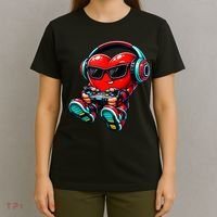 Video Game Heart Gamer Valentines Day T-Shirt thumb 4