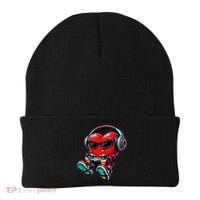 Video Game Heart Gamer Valentines Day Beanie thumb 0