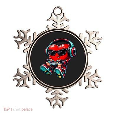 Video Game Heart Gamer Valentines Day Ornament
