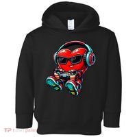 Video Game Heart Gamer Valentines Day Toddler Hoodie thumb 0