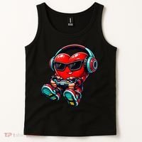 Video Game Heart Gamer Valentines Day Tank Top thumb 2