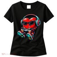 Video Game Heart Gamer Valentines Day Women's T-Shirt thumb 0