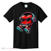 Video Game Heart Gamer Valentines Day Kids T-Shirt thumb 0