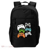 Video Game Halloween Skeleton Zombie Gaming Controllers Gift Backpack thumb 0