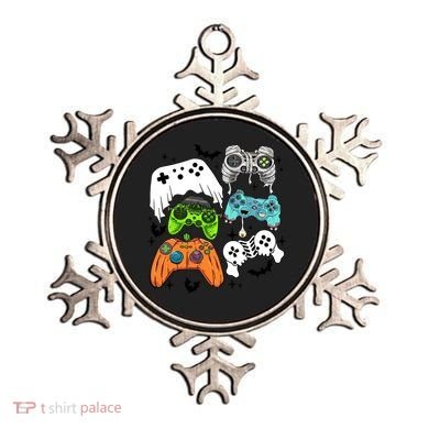 Video Game Halloween Skeleton Zombie Gaming Controllers Gift Ornament